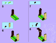 LEGO 41055 instructions page 9 – build guide