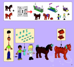 LEGO 41057 instructions page 3 – build guide