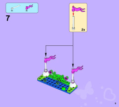 LEGO 41057 instructions page 9 – build guide