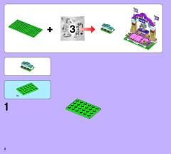 LEGO 41057 instructions page 2 – build guide
