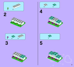 LEGO 41057 instructions page 3 – build guide