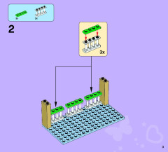 LEGO 41058 instructions page 3 – build guide
