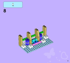 LEGO 41058 instructions page 9 – build guide