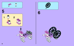 LEGO 41058 instructions page 8 – build guide