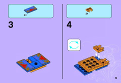 LEGO 41061 instructions page 9 – build guide