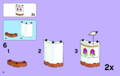 LEGO 41061 instructions page 8 – build guide