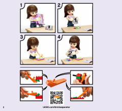 LEGO 41067 instructions page 2 – build guide