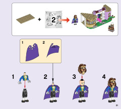 LEGO 41067 instructions page 21 – build guide