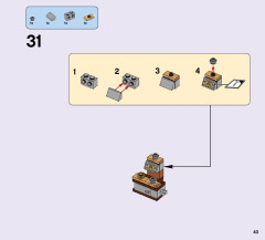LEGO 41067 instructions page 43 – build guide