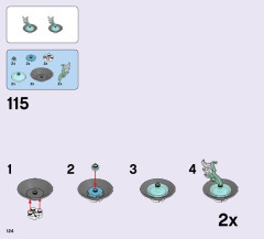 LEGO 41068 instructions page 124 – build guide