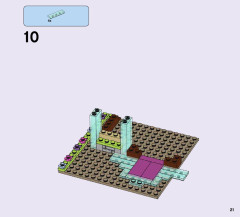 LEGO 41068 instructions page 21 – build guide