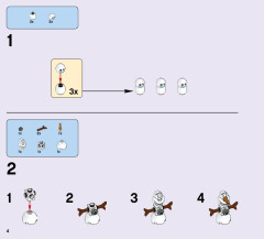 LEGO 41068 instructions page 4 – build guide