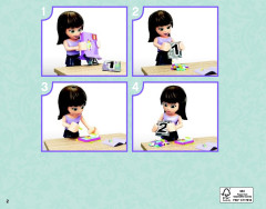 LEGO 41072 instructions page 2 – build guide