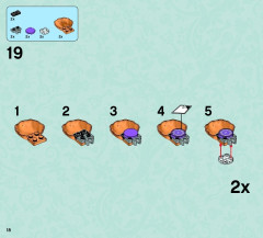 LEGO 41073 instructions page 18 – build guide