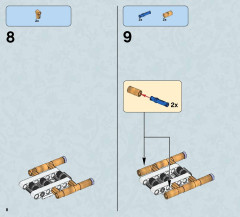 LEGO 41077 instructions page 8 – build guide