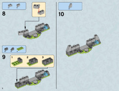 LEGO 41078 instructions page 8 – build guide