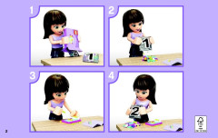 LEGO 41085 instructions page 2 – build guide