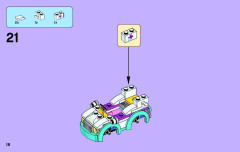 LEGO 41086 instructions page 18 – build guide