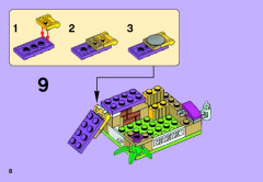 LEGO 41087 instructions page 8 – build guide