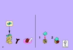 LEGO 41088 instructions page 2 – build guide