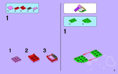 LEGO 41090 instructions page 3 – build guide