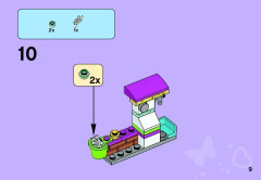 LEGO 41091 instructions page 9 – build guide