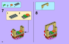LEGO 41092 instructions page 14 – build guide