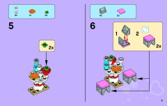 LEGO 41092 instructions page 7 – build guide