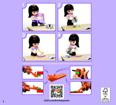 LEGO 41095 instructions page 2 – build guide