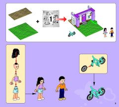 LEGO 41095 instructions page 3 – build guide