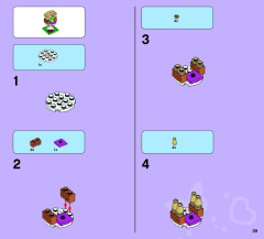 LEGO 41095 instructions page 39 – build guide