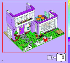 LEGO 41095 instructions page 70 – build guide