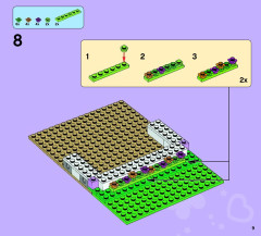 LEGO 41095 instructions page 9 – build guide