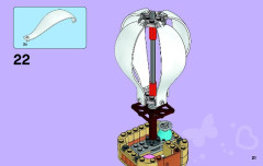 LEGO 41097 instructions page 21 – build guide