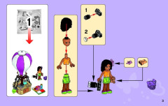 LEGO 41097 instructions page 3 – build guide