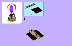 LEGO 41097 instructions page 6 – build guide