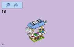 LEGO 41098 instructions page 20 – build guide