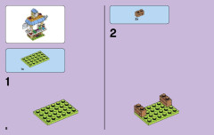 LEGO 41098 instructions page 8 – build guide
