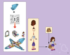 LEGO 41100 instructions page 3 – build guide