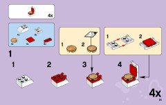 LEGO 41101 instructions page 21 – build guide