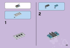 LEGO 41103 instructions page 43 – build guide