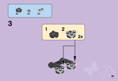 LEGO 41103 instructions page 51 – build guide