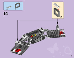 LEGO 41105 instructions page 21 – build guide