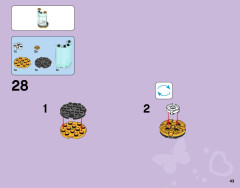 LEGO 41105 instructions page 43 – build guide