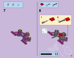 LEGO 41105 instructions page 45 – build guide