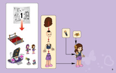 LEGO 41107 instructions page 3 – build guide