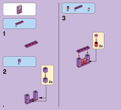 LEGO 41108 instructions page 4 – build guide