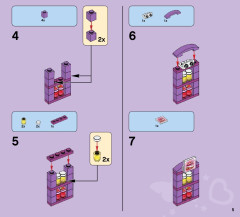 LEGO 41108 instructions page 5 – build guide