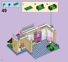 LEGO 41108 instructions page 8 – build guide