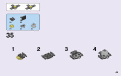 LEGO 41117 instructions page 49 – build guide